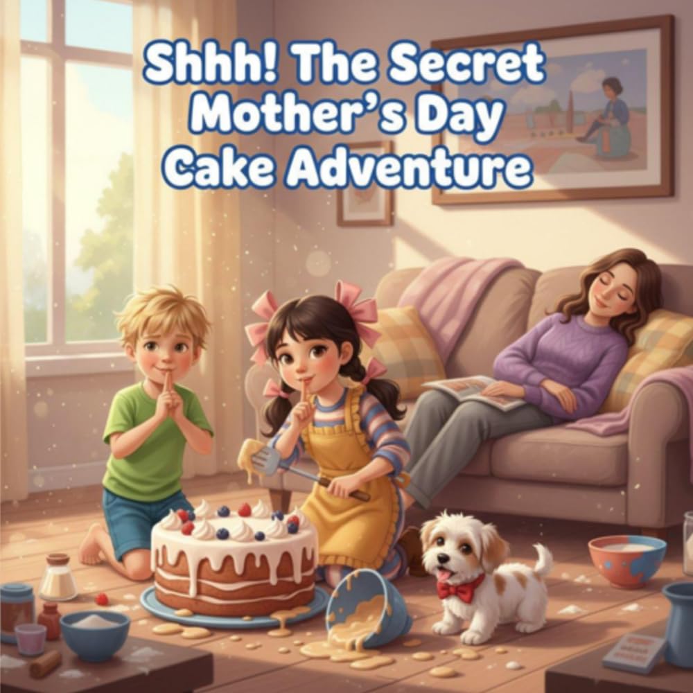 Shhh! The Secret Mother’s Day Cake Adventure: A Hilarious, Messy Kitchen Adventure of Sibling Teamwork to Surprise Mom on Mother’s Day