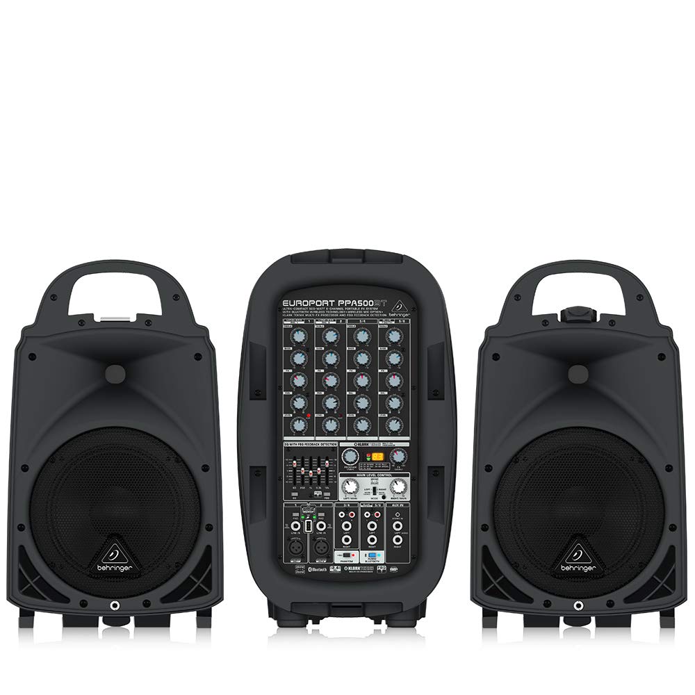 behringer europort ppa500bt portable pa system