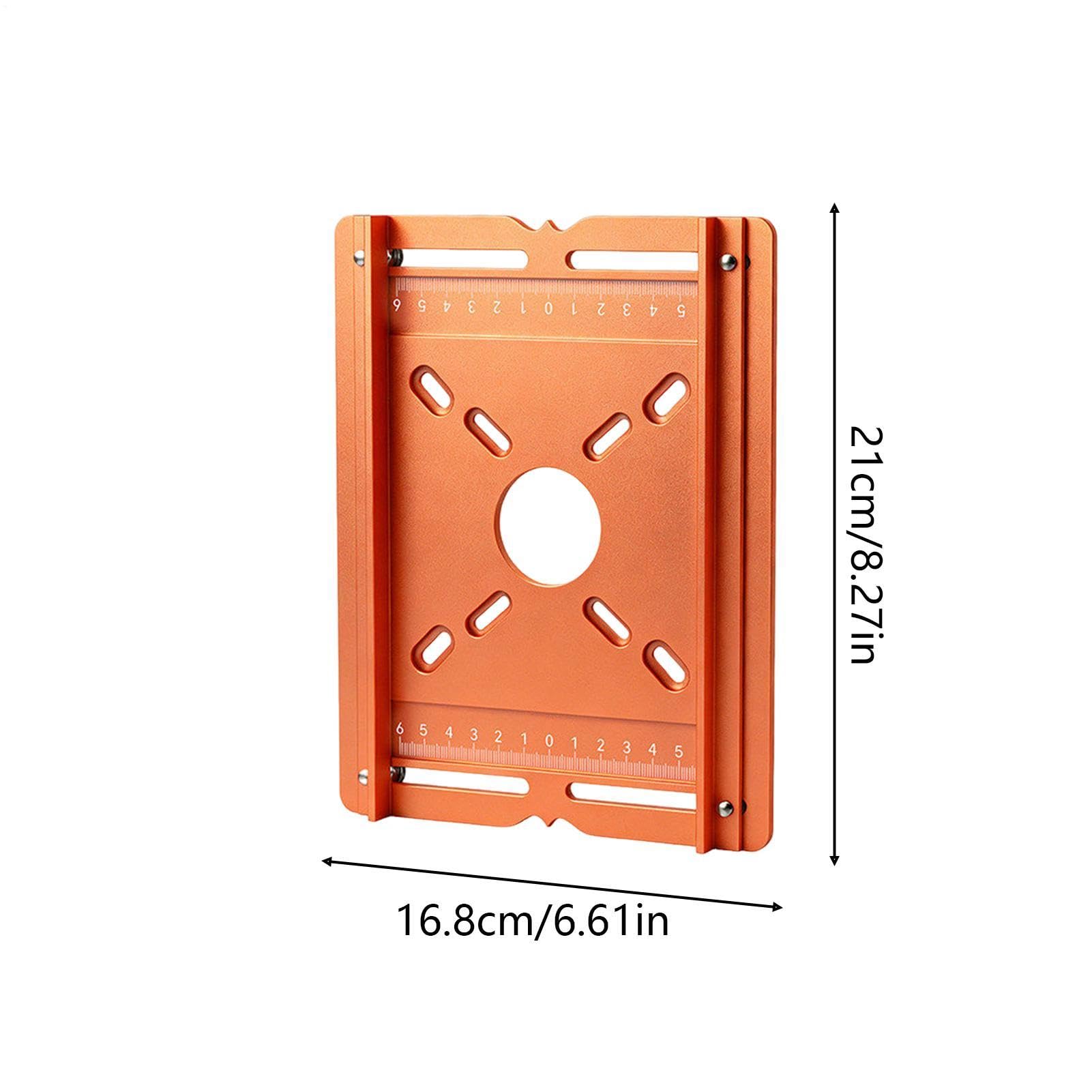 Router Table Insert Plate | Aluminum Accurate Stable Anti-Slip | Router Mounting Plate | For Woodworking Cabinet Engraving Joint