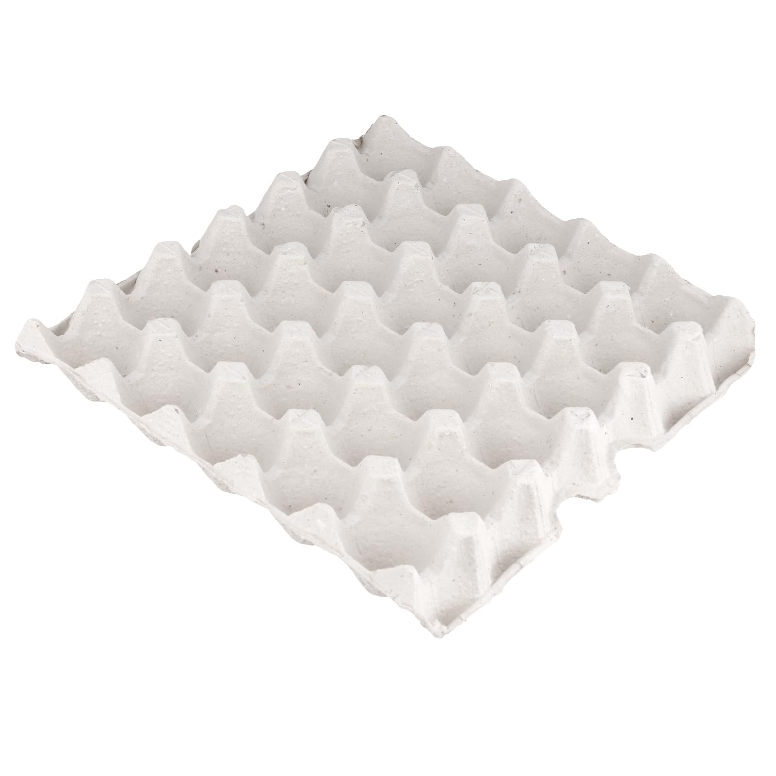 20 pezzi da 30 x 30 cm, colore bianco, cartone da 30 pezzi, per uova di gallina