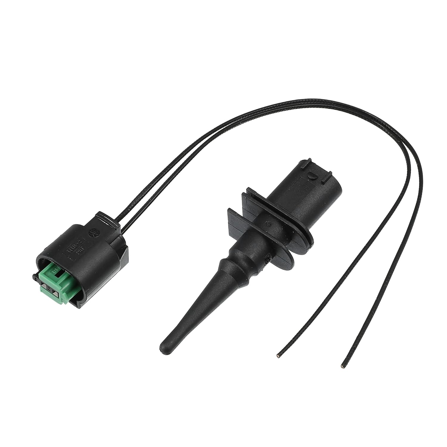 X AUTOHAUX Outside Ambient Air Temperature Sensor and Connector Pigtail Plug 65816905133 65816905050 for BMW 128i 323i 325i M3 M5 M6 X3 X5 for Mini Cooper