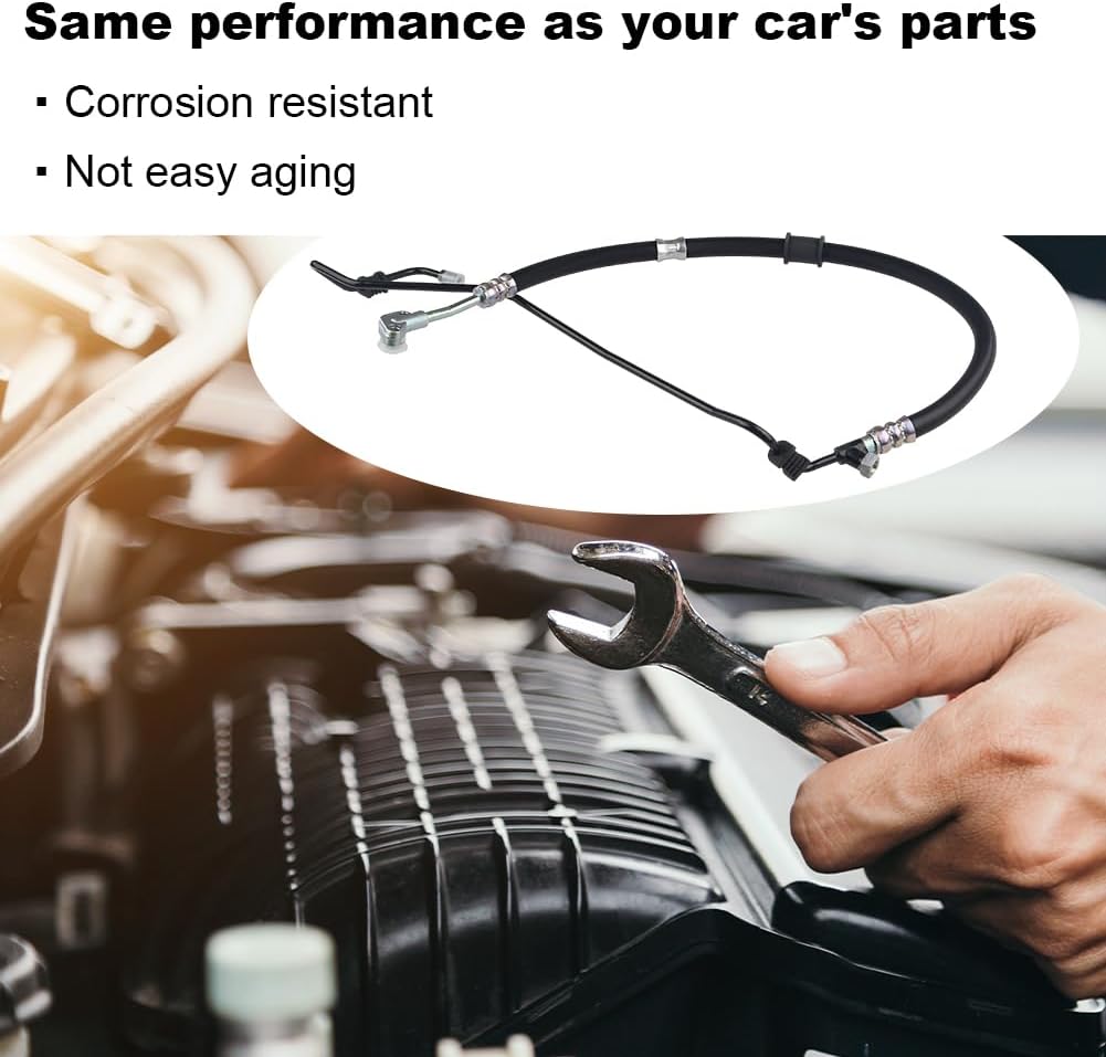 Compatible with Power Steering Pressure Hose Assembly Honda Accord V6 3.0L 1998 1999 2000 2001 2002 Replace OE 53713-S87-A04