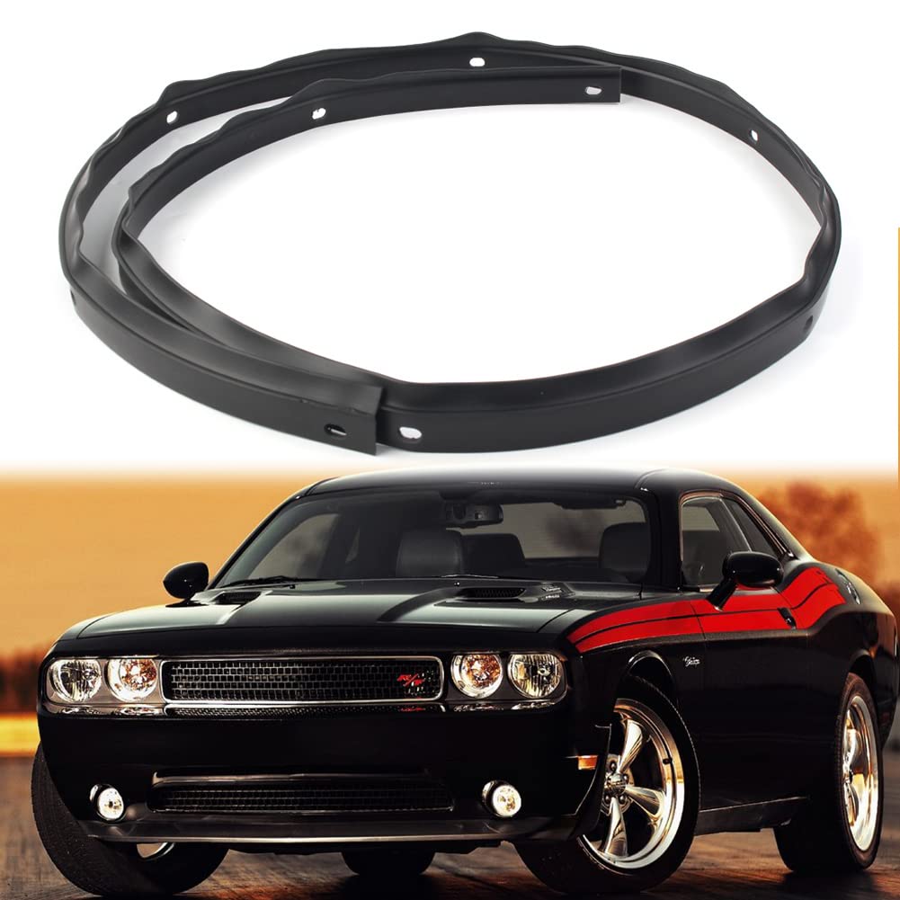 Joint ABS Avant Joint De Capot Pare-chocs Avant Pour Dodge Challenger 2008- 2022 - Bandes D'Étanchéité Avec Rivets Bande étanchéité Dodge Challenger