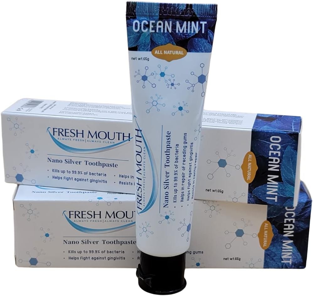 Fresh Mouth Nano Silver Toothpaste Ocean Mint