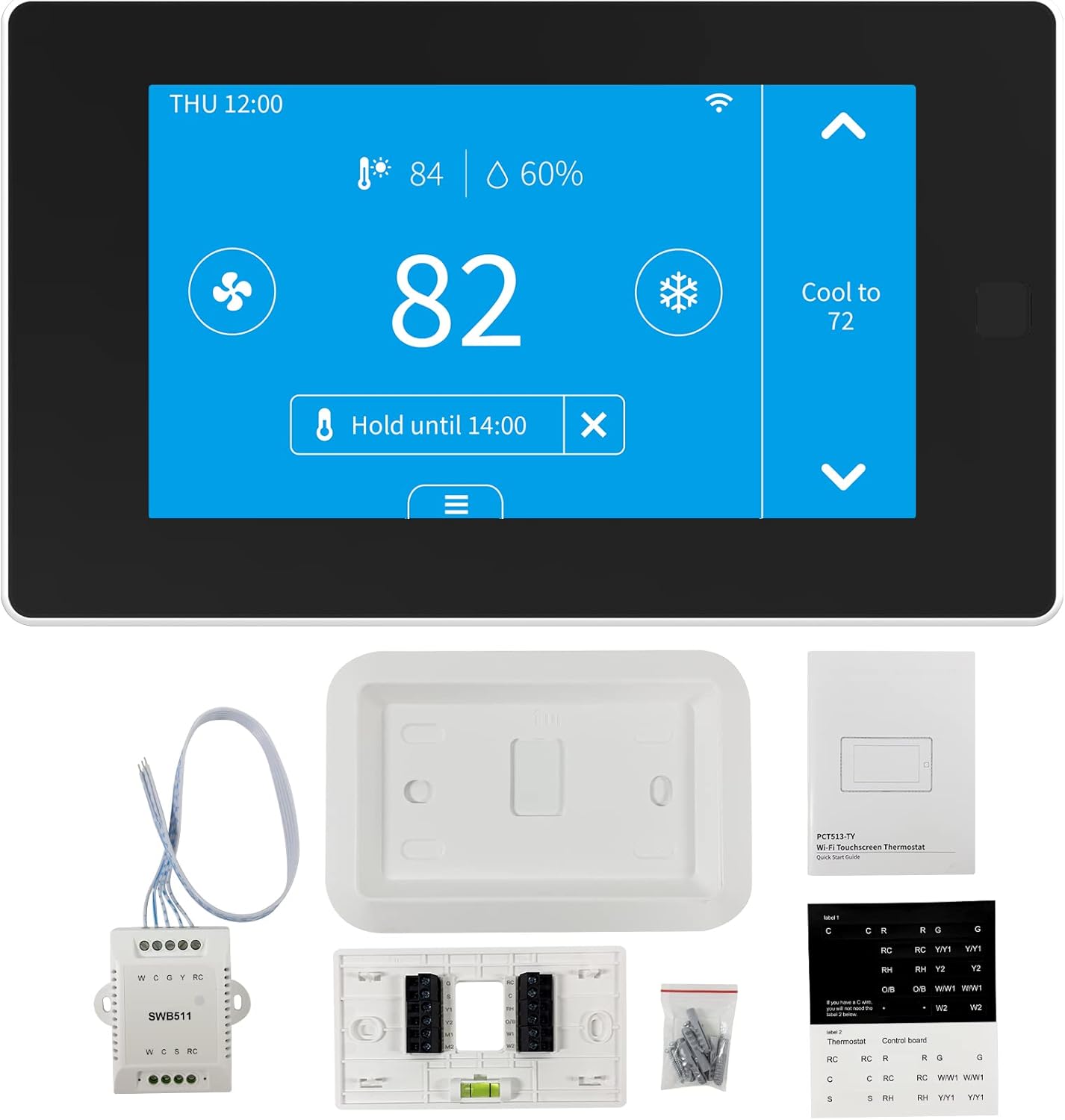 OWON WiFi Thermostat for Home, Smart Thermostat Compatible with Alexa