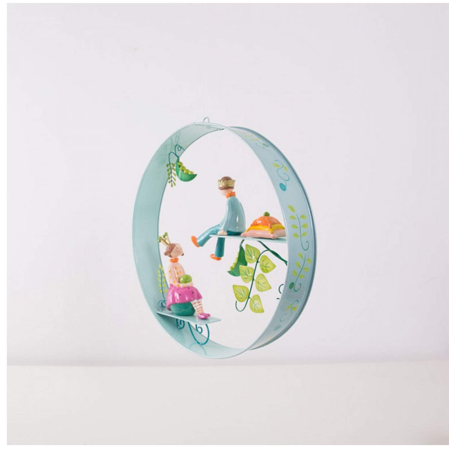 L’oiseau Bateau - Mobile de décoration enfant Cerceaux Scènes murale - La Princesse aux petits pois