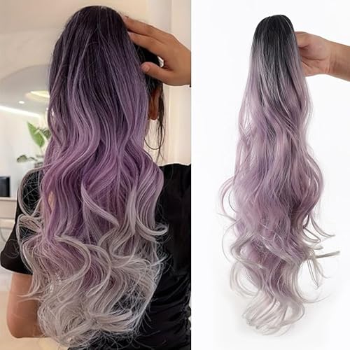 IFLY �|�j�[�e�[�� �E�B�b�O �N���b�v �����O ������ �|�C���g�E�B�b�O �|�j�e�E�B�b�O ���� �J�[�� ���f�B�[�X 60cm �ӂ��� ���� ���L�� �I�V���� �ϔM �J���[�I�� (�p�[�v���O���[)