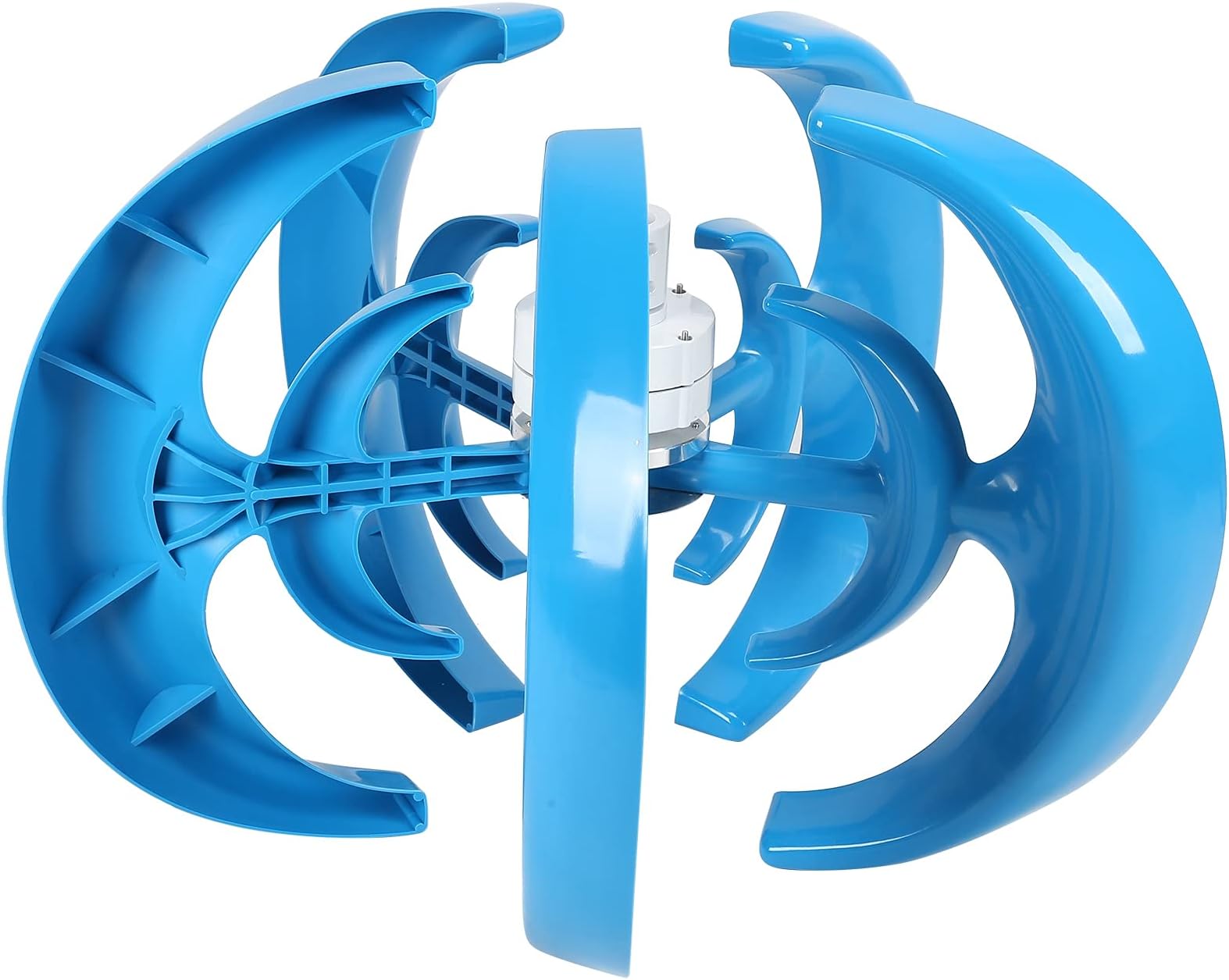 Wind Turbine 600W 5 Blade Wind Vertical Axis Generator AC Permanent Magnet Generator Wind Turbine Kit with Controller for Wind Solar System