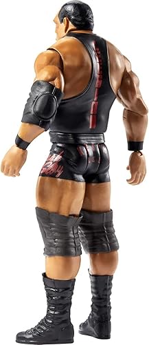 Miniatura 4 de WWE Figura de acción básica de Keith Lee, posable de 6 pulgadas, coleccionable para edades de 6 años en adelante, serie # 127