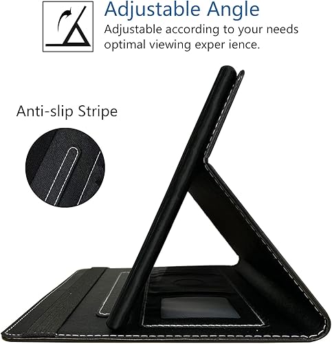 Miniatura 5 de Funda para tableta Tienda Fire HD 10Fire HD 10 Plus (11 generación, versión 2021), funda delgada de piel sintética con ranura para tarjeta y soporte