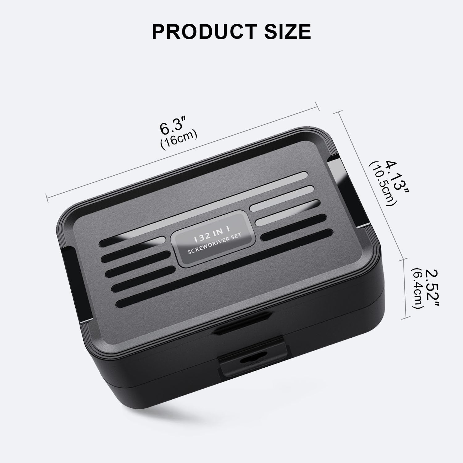 Set Attrezzi da Lavoro Set di cacciaviti precisione con identificazione codice colore 132 in 1 Kit strumenti riparazione micro magnetici scatola immagazzinaggio