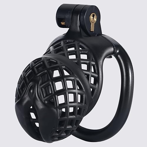 Jaula de castidad masculina, dispositivo de castidad pequeño con anillos de 5 tamaños y sonido uretral para hombre, equipo de bondage, equipo y