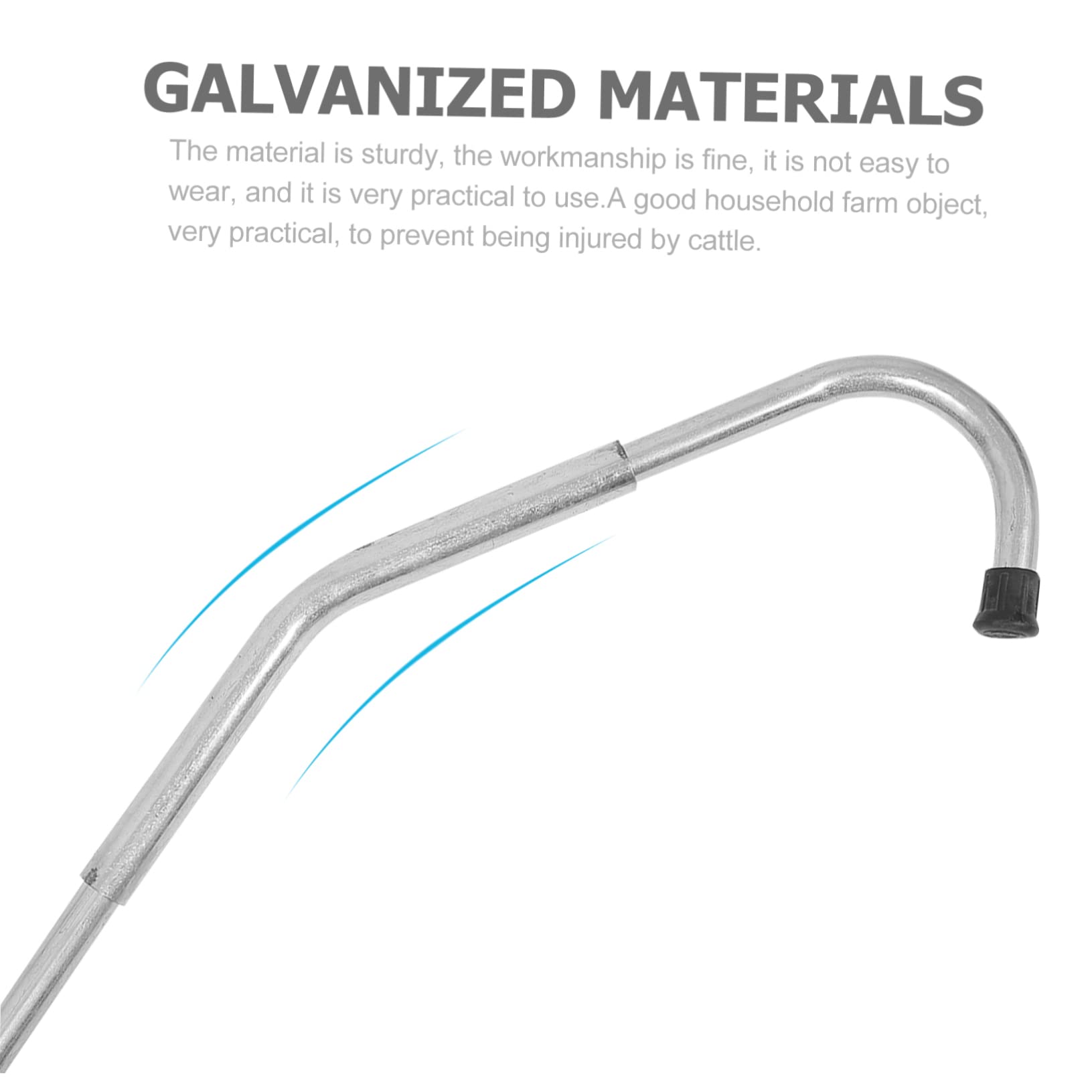 TOYANDONA Varilla Antipatadas Galvanizada Ajustable para Ganado Vacuno Resistente y Duradera para Granja Doméstica Equipo Veterinario Esencial