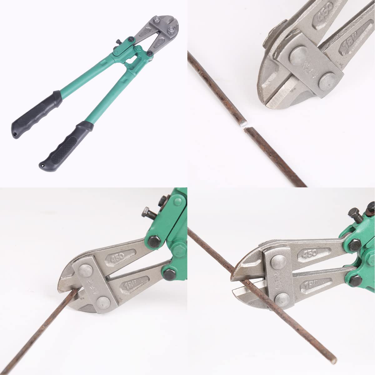 ESCULTORA 2PCS 18 8 Inch Alloy Steel Bolt Cutter, Lock Cutter with