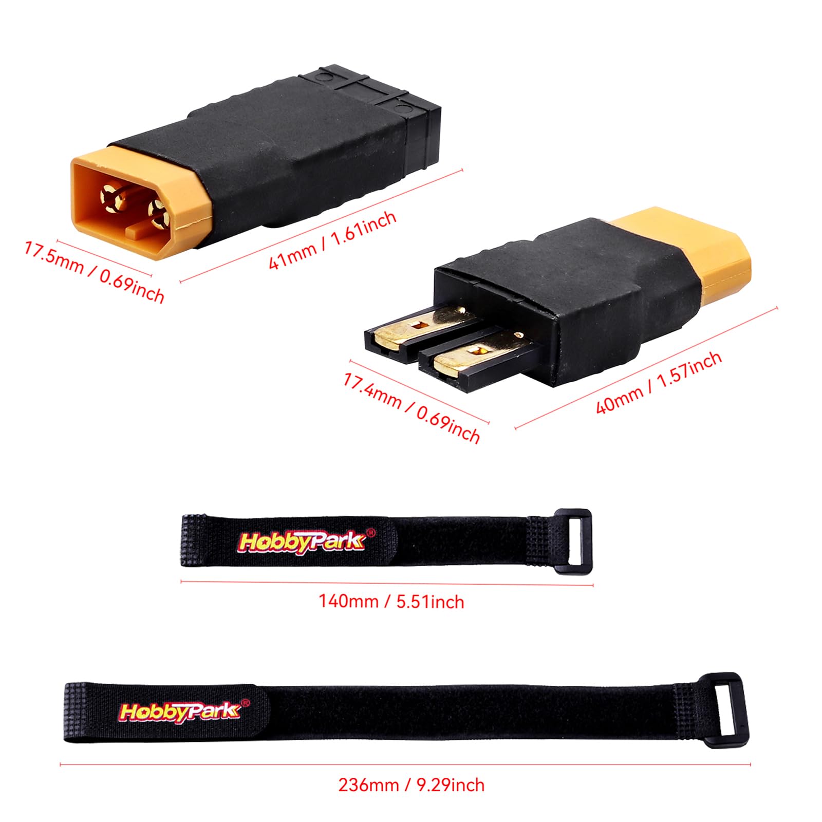 Adaptateur Chargeur LiPo 19-en-1 – XT60, Pour Traxxas, EC3, EC5, JST Et Plus – Câble 14 AWG 80A
