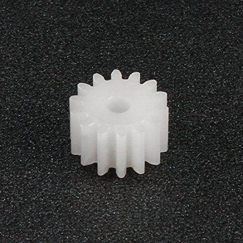 Image of uxcell 30pcs Plastic Gears 14 Teeth Model 142A Reduction Gear Plastic Worm Gears for RC Car Robot Motor