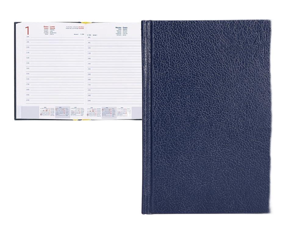 Liderpapel Corfu Bound Diary 15 x 21 cm 2024 Day Page Blue Paper 60 g