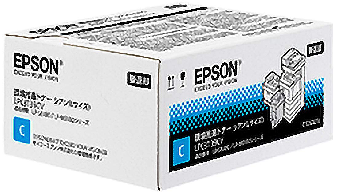 Amazon.co.jp: エプソン LPC3T38CV 環境推進トナー シアン Mサイズ 