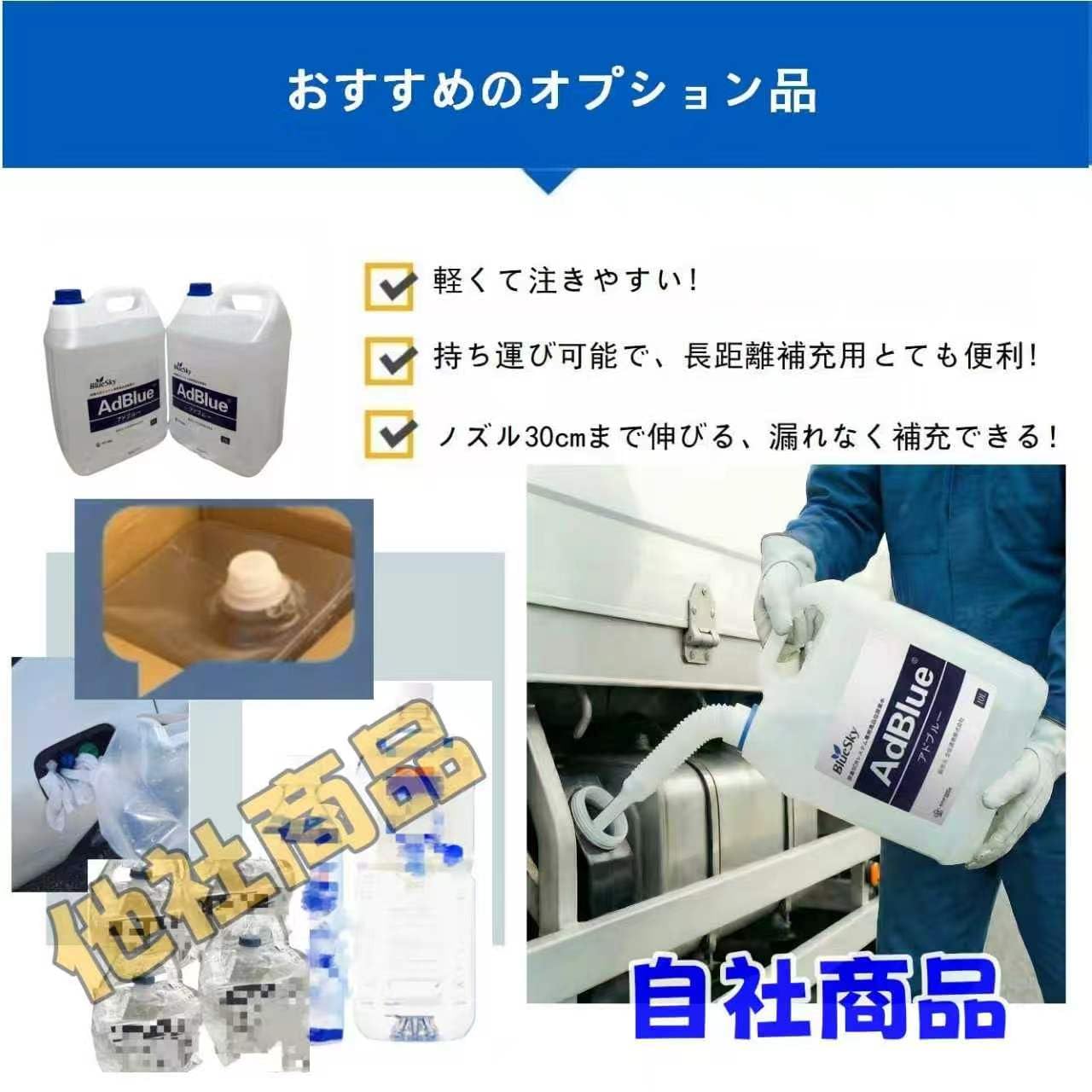 Amazon.co.jp: アドブルー 20L（10L×2本ポリタンク）AdBlue 高品位尿素
