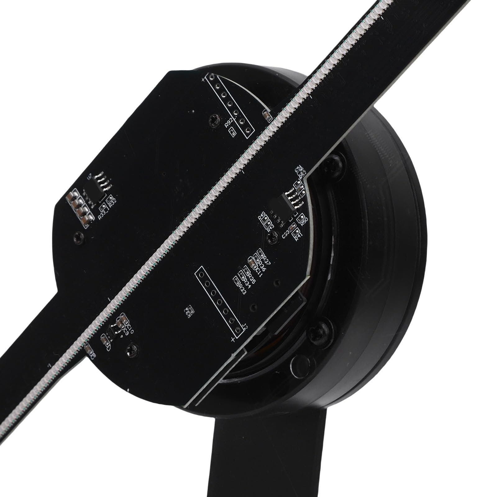3D-holografisches Fan-Display, Holografisches Werbedisplay | 32 cm großer 3D-Hologramm-Lüfter – 224 LEDs holografisch, perfekt for Einzelhandelspräsentationen, Veranstaltungen, Messen