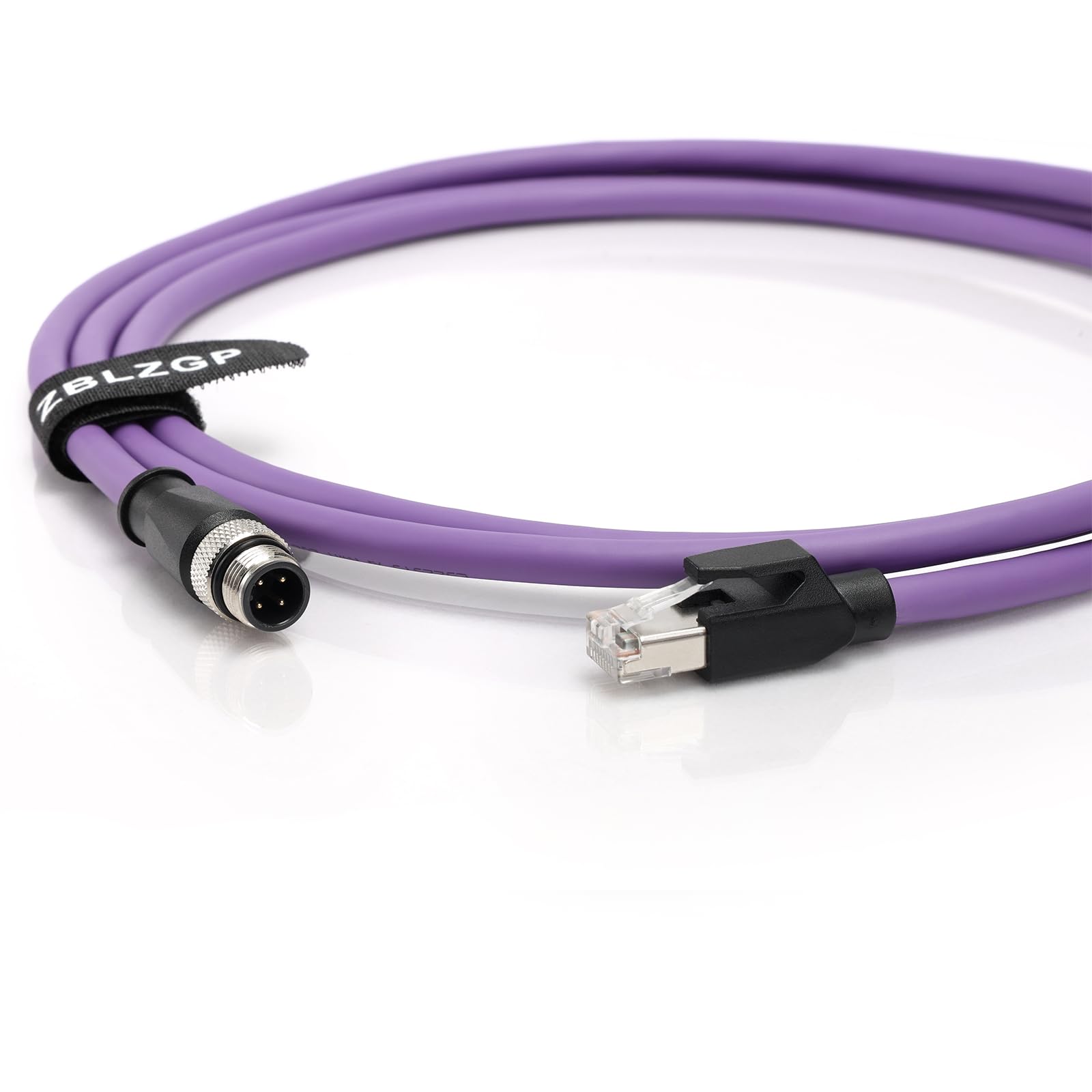 Câble Ethernet Cat5e M12 A-Code 4 broches 250 MHz pour réseaux industriels haut débit 20 m