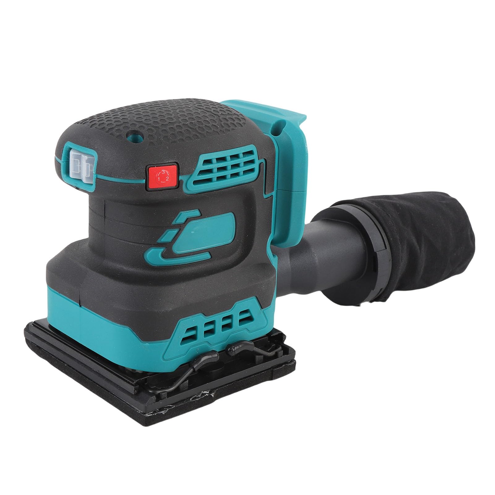 Luocute Levigatrice Elettrica Senza Spazzole, Levigatrice a Batteria con Alta velocità da 8000 a 12000 Giri/min, Scatola di Raccolta Polvere e Interfaccia per Aspirapolvere, per
