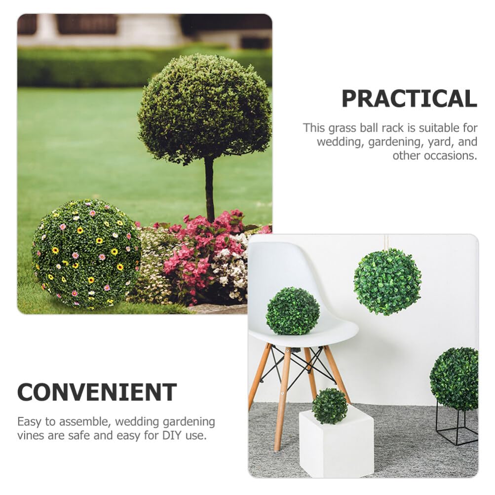 ABOOFAN Flower Arrangement Artificial Topiary Ball Frame Artificial Greenery Plant Balls Plant Ball Support Cage Garden Sphere Ball Holly Balls Flower Grass Balls Decor Props Liner Plastic