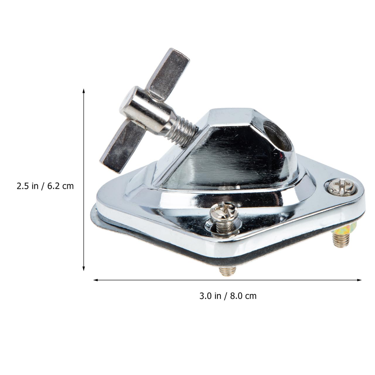 UPKOCH Base Soporte De Pierna Baja Para Bombo Accesorio Compacto De Aleación Para Instrumentos De Percusión Fácil Instalación 3.15X2.44X1.65 Pulgadas