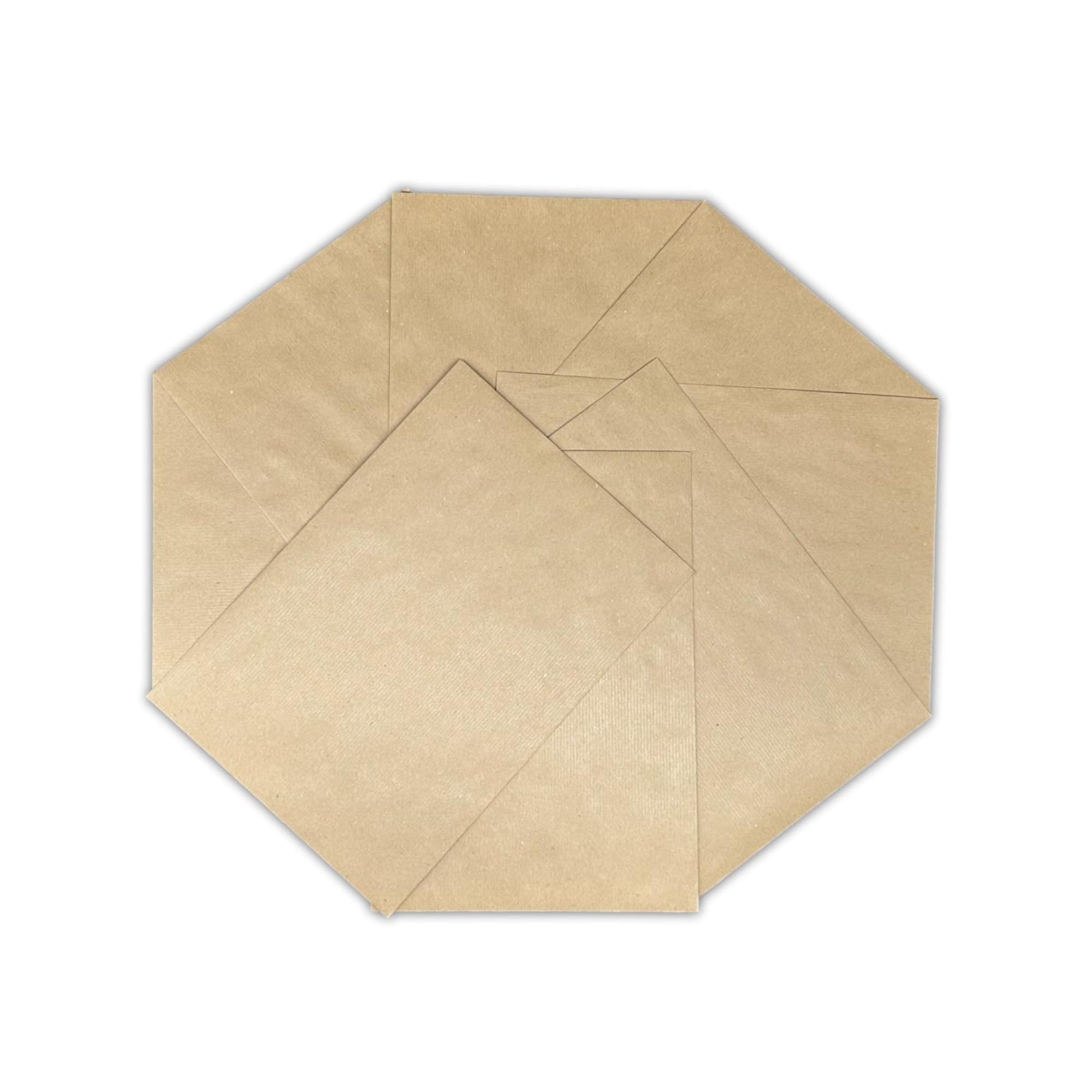 Lot De 100 Pochettes D'expédition DIN C5 Auto-adhésives - Marron, 90 G/m²