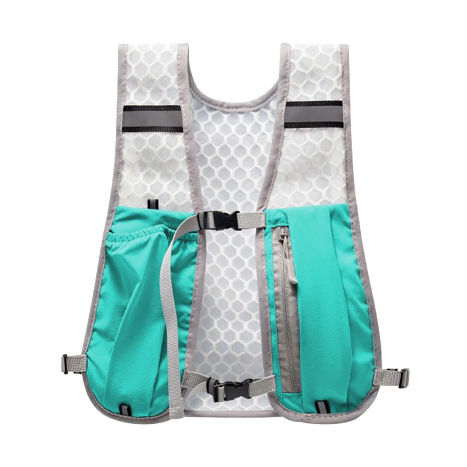Enakshi (LABEL) Creations Hydration Vest for Men Women Reflective Water Pack for Trail Race Marathoner Blue-image-14