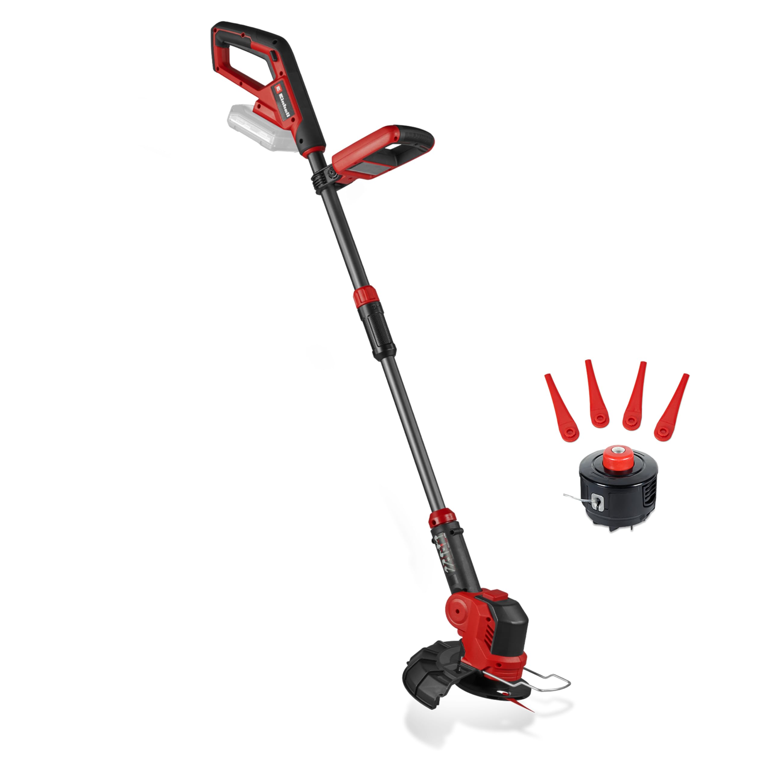 Einhell Desbrozadora GE-CT 18/25-1 Li-Solo Power X-Change (18 V, Ancho 25 cm, Cabezal Giratorio e inclin., 20 Cuchillas, 1 Bobina, sin batería)