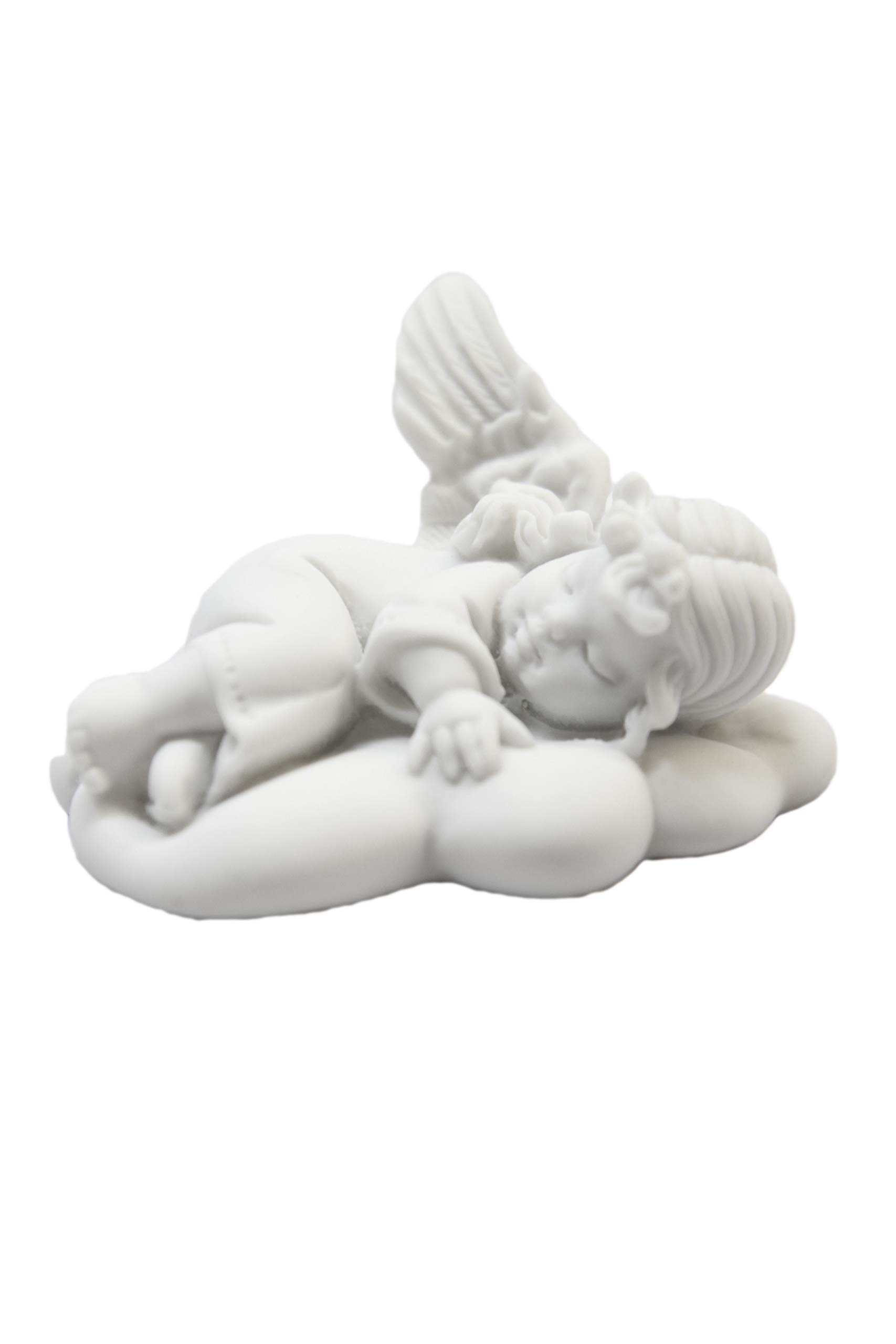 Cute Little Baby Angel Sleeping on The Clouds Statue Sculpture Figurine Figure Vittoria Collection Made in Italy