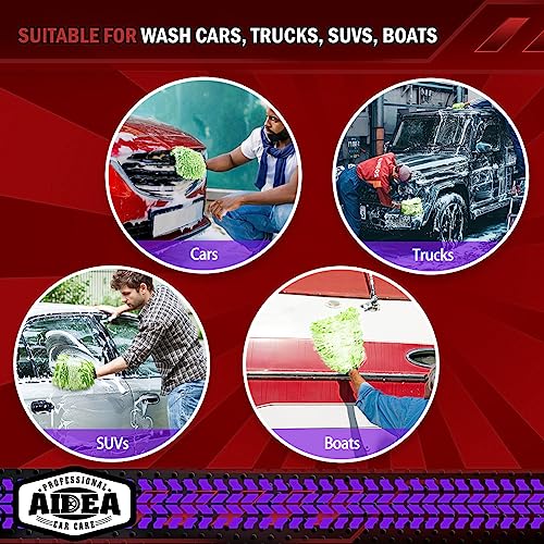 Aidea Car Wash Mitt Microfiber thumb #6