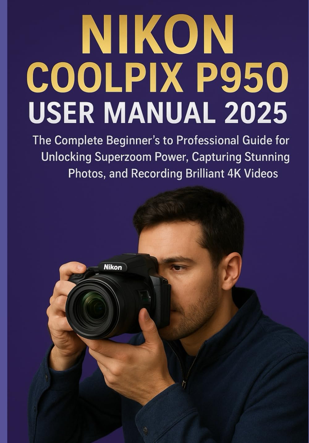 NIKON COOLPIX P950 USER MANUAL 2025: The Complete Beginner’s to Professional Guide for Unlocking Superzoom Power, Capturing Stunning Photos, and Recording Brilliant 4K Videos