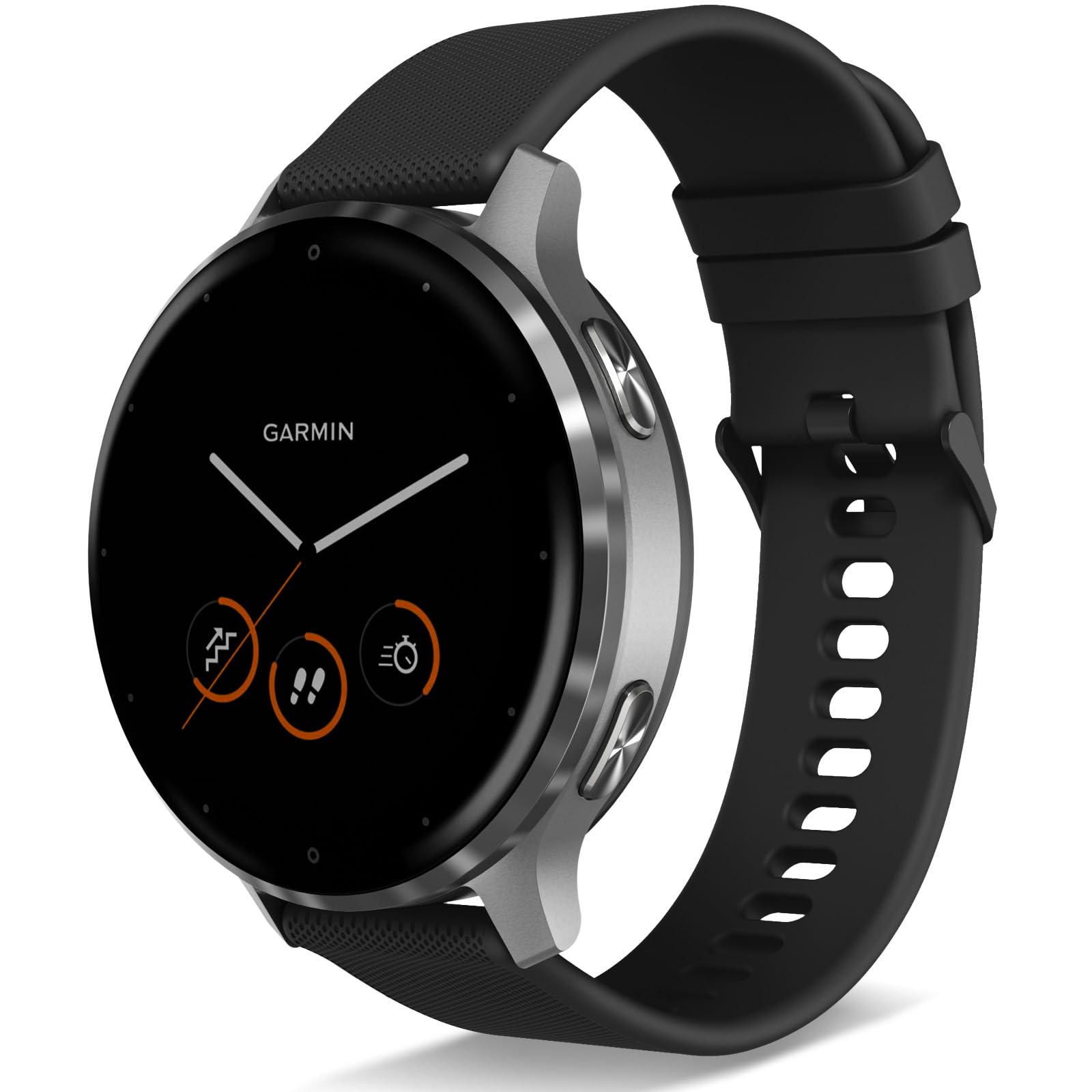 Cinturino In Silicone Rosa 18mm Garmin - Comfort E Stile Per