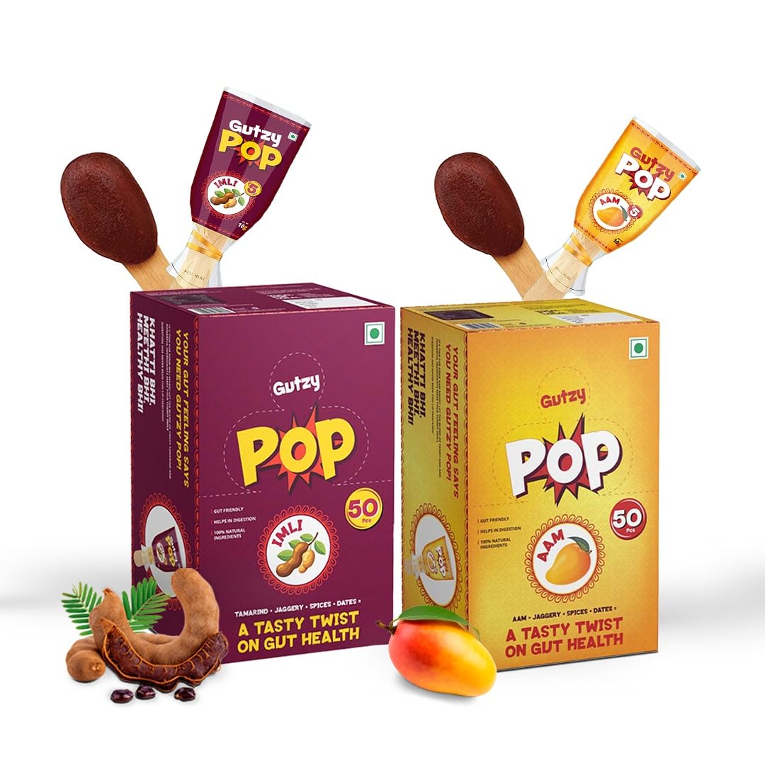 Munico Gutzy Pop Mango & Imli Digestive Candy for Gut Health | Gut Friendly Treat for Adults & Kids-image-28