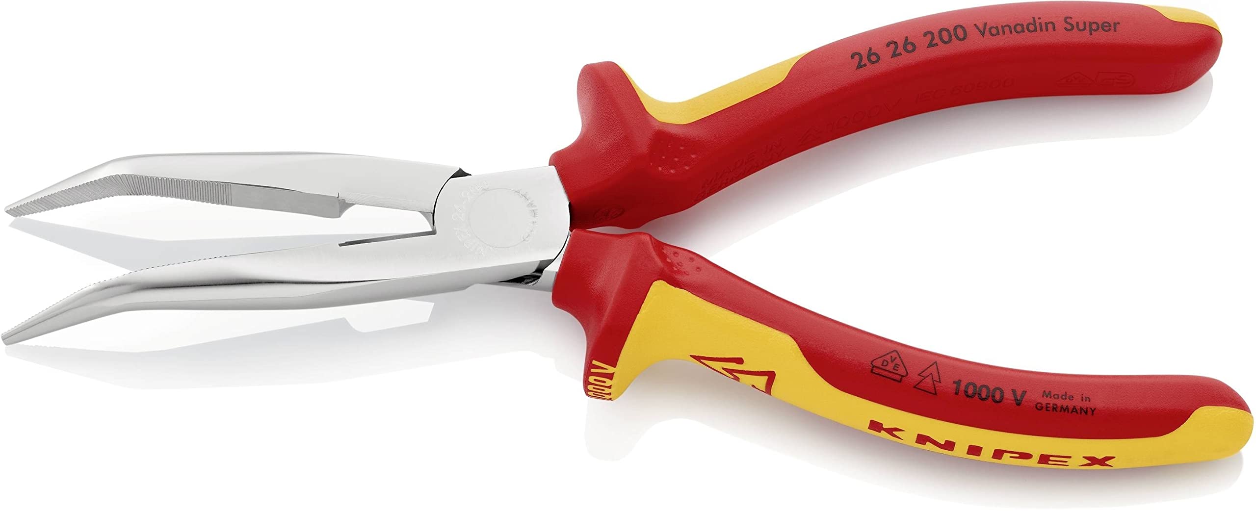 Knipex 26 26 200 SB Flachrundzange 200mm - Image 3
