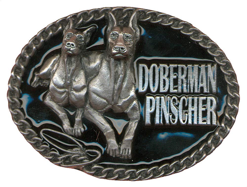 Tanside Limited Doberman Pinscher Belt Buckle