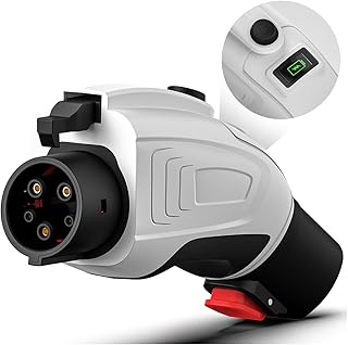 Tesla to J1772 Adapter NACS to J1772 Adapter for BMW, Rivian, Ford, Chevy, Volvo, Mercede EV Charging, 60 Amp 250V Tesla Charger Adapters w/LCD Display