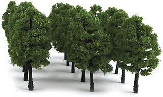 BESPORTBLE Green Plants 20Pcs Model Trees: 3.5inch Mini Diorama Trees Train Trees Miniature Forest Railroad Scenery Pine Trees Architecture Trees for DIY Scenery Landscape Lip Gloss Set