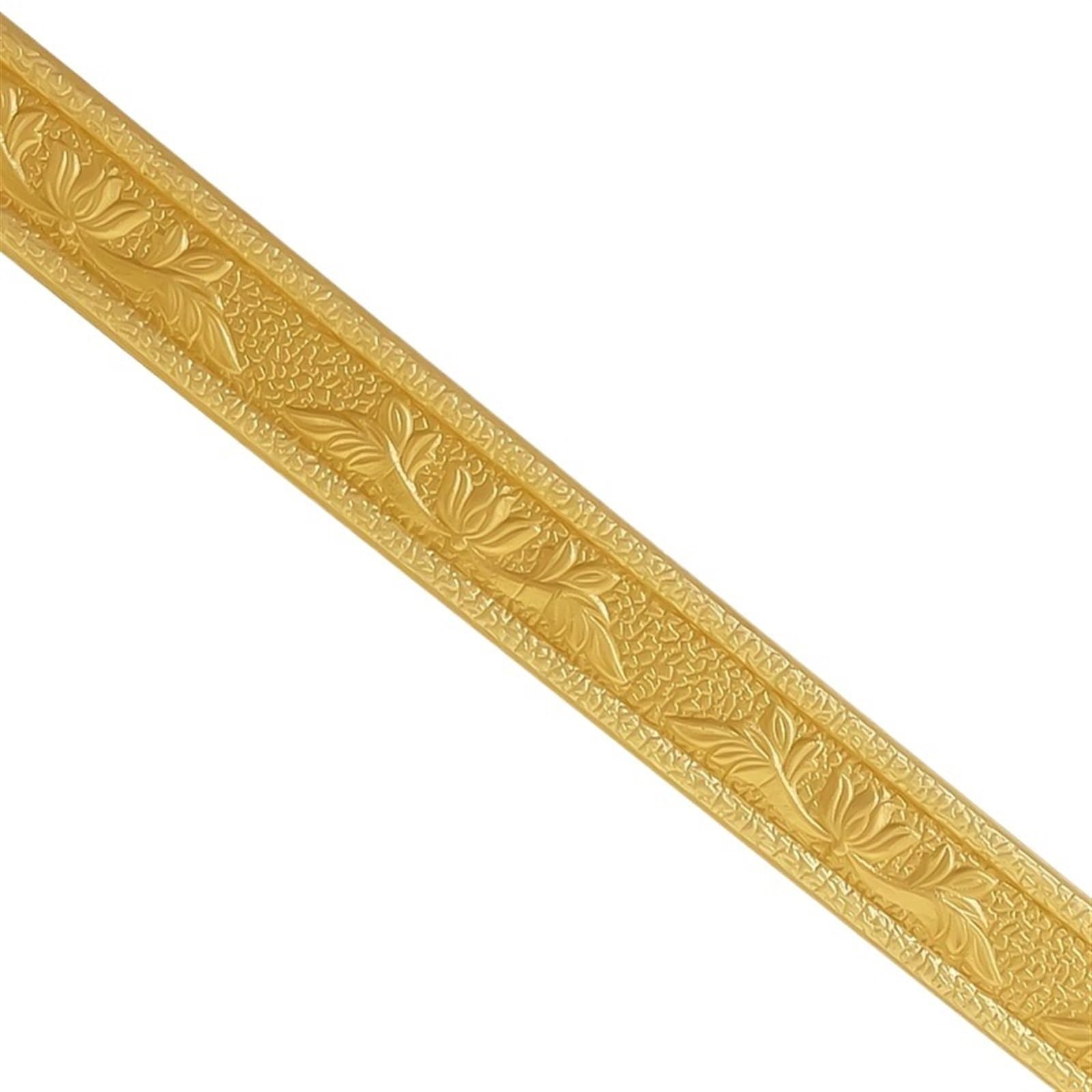 Yxinaer 230Cm X 4Cm X 4Mm-02 Dado Rail Self Adhesive Foam Wall Edge Strip Stickers Self Adhesive Waterproof Baseboard Corner Waist Line Sticker Border Home Decor(230Cm X 4Cm X 4Mm-02)