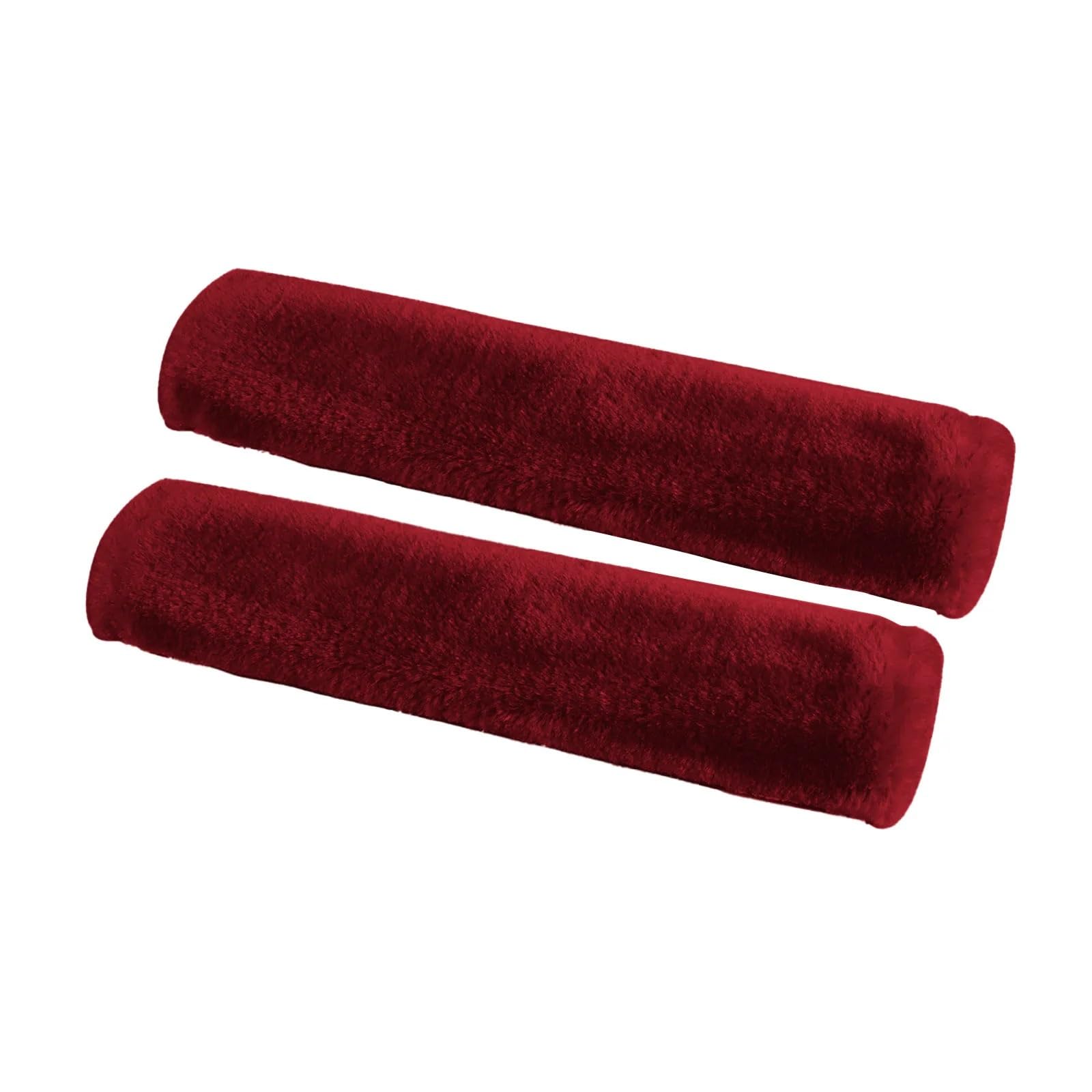 Protector Cinturon Coche Funda for cinturón de seguridad de coche, 2 uds., cojines for hombro, aptos for todos los coches y mochilas, almohadillas suaves for cinturón de seguridad de coche(Wine)