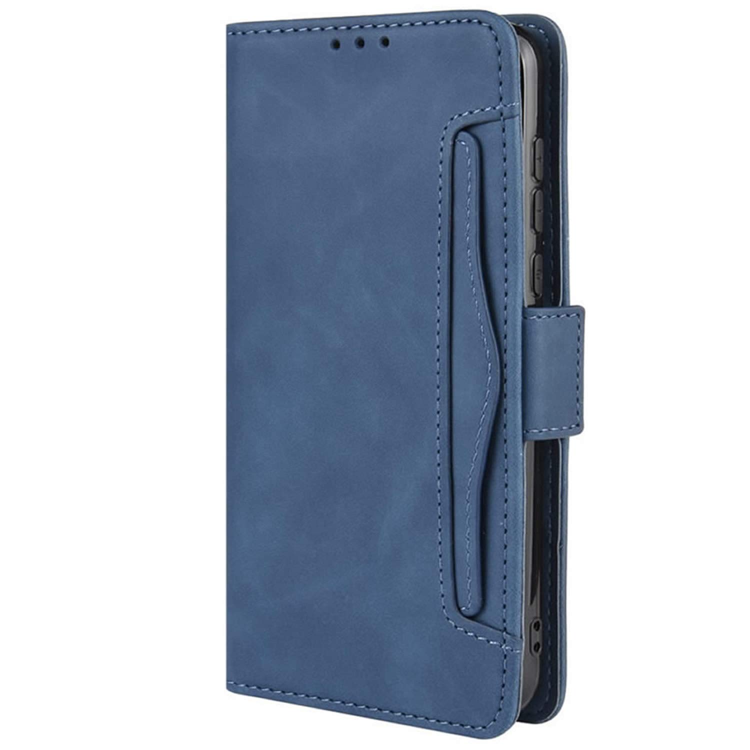 Cover per Motorola One Zoom, Flip Cover a Libro in Retro PU Pelle