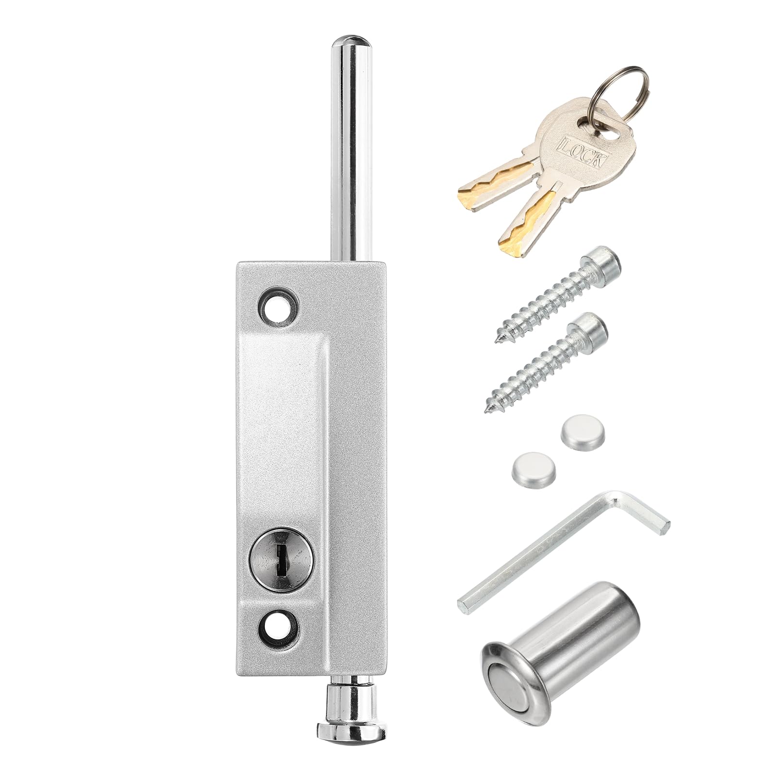 Serrure pour porte coulissante résolvant les problèmes de fermeture de baie vitrée et balcon