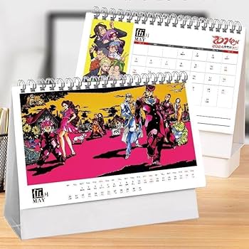 ジョジョ　6部　卓上カレンダー Amazon | ジョジョの奇妙な冒険 カレンダー 2024 卓上カレンダー