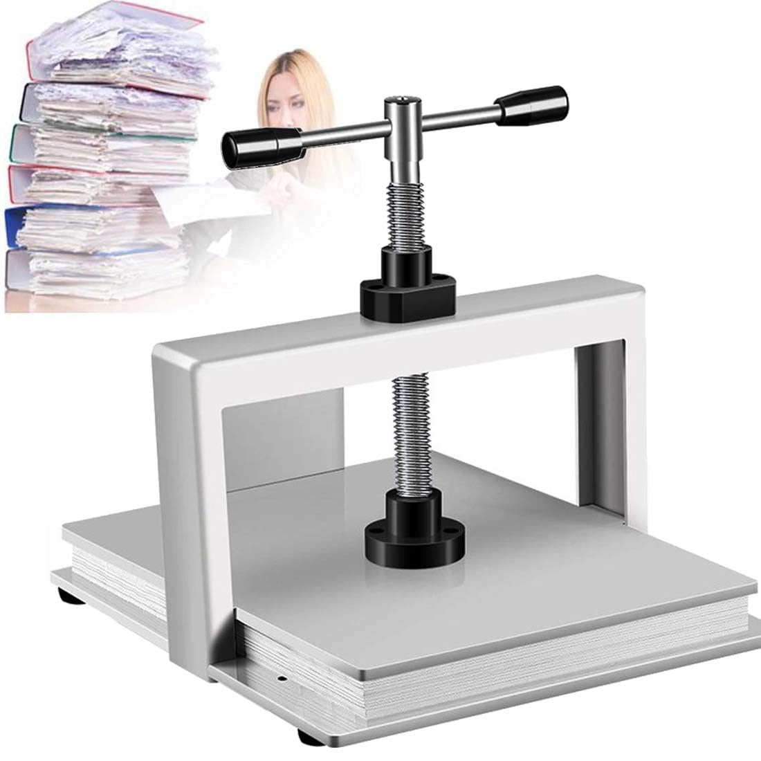 Binding Machine manuale - Capacità 1500 kg per documenti d'ufficio, francobolli, banconote