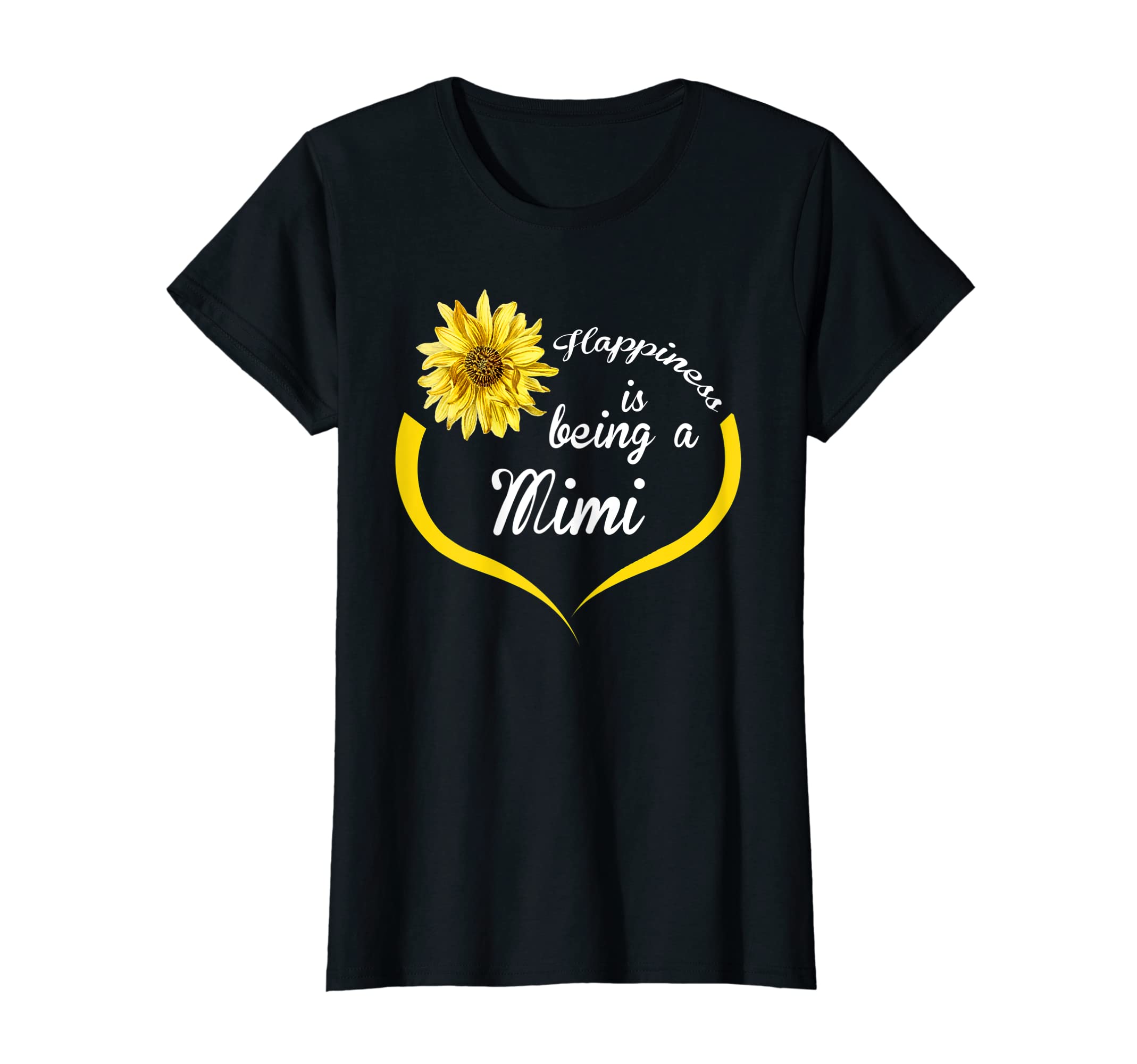 Womens Mimi Gift: Happiness Is Being A Mimi T-Shirt