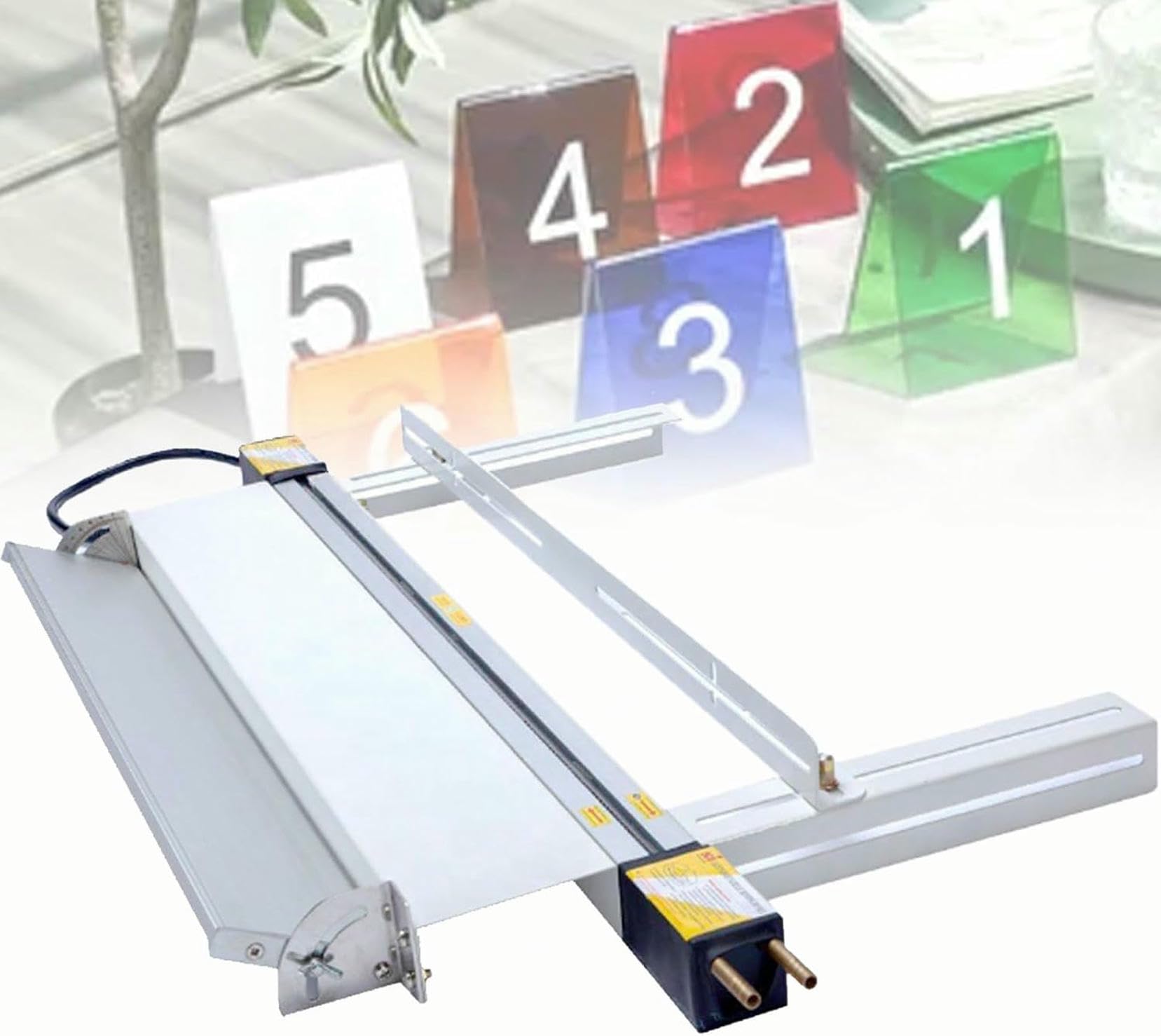 Máquina dobladora de plástico acrílico con calentador de 30 a 125 cm para ángulos precisos