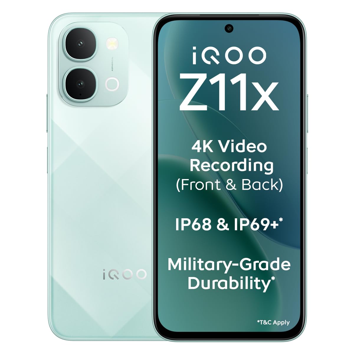 【outro】FFB-A01Z iQOO Z11x 5G (Prismatic Green, 8GB RAM, 128 GB Storage