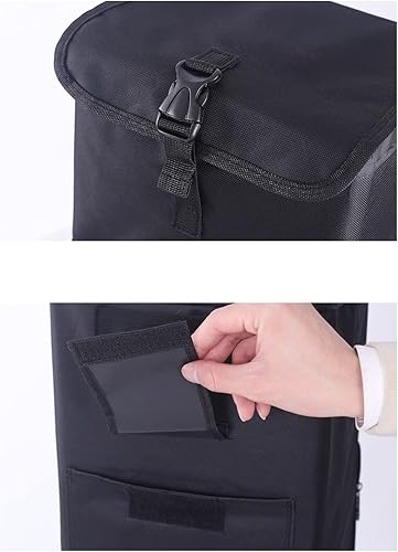 Miniatura 6 de Bolsa de tela Oxford – Bolsa de repuesto plegable para carrito de compras de 50 litros, bolsa de repuesto reutilizable para carrito de compras, 11.8